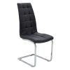 127 000106 11 Bar stool Enzo pakoworld folding black pu-metal chrome 45x44x87cmIndoor furniture > Bar stools