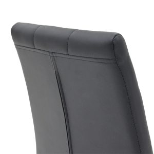 127 000106 4 8 Chair Darrell pakoworld pu black - metal chrome 42x49x106cmIndoor furniture > Chairs