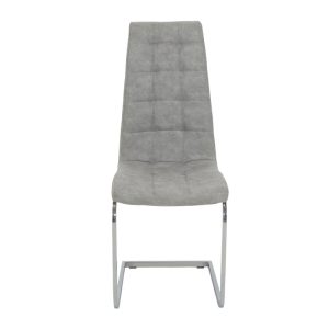 127 000108 3 5 Chair Darrell pakoworld antique gkey pu-metal chrome 42x49x106cmIndoor furniture > Chairs