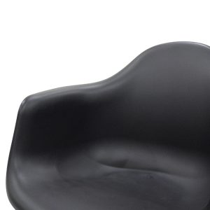 127 000126 4 Armchair Julita pakoworld Propylene black - oakIndoor furniture > Armchairs