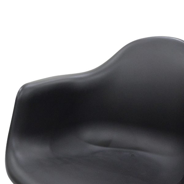 127 000126 4 Armchair Julita pakoworld Propylene black - oakIndoor furniture > Armchairs
