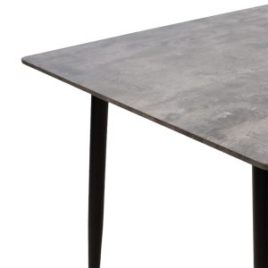 127 000136 2 2 Dining table Cuba pakoworld MDF color grey cement-black 70x70x75cmIndoor furniture > Dining Tables
