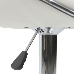 127 000151 4 6 Bar stool Enzo pakoworld folding white pu-chrome metal 45x44x87cmIndoor furniture > Bar stools