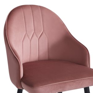 127 000185 4 6 Bar stool Velva pakoworld velvet in rotten apple color 46x45x113cmIndoor furniture > Bar stools