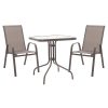 130 000046 14 Armchair Feast pakoworld PP color dark blue-aluminum legOutdoor furniture > Garden armchairs