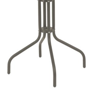 130 000061 2 7 Table Vergo pakoworld champagne metal D60x70cmOutdoor furniture > Garden dining sets