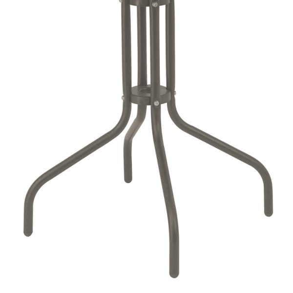 130 000061 2 7 Table Vergo pakoworld champagne metal D60x70cmOutdoor furniture > Garden dining sets