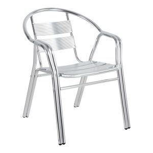 130 000062 5 Amchair Zircu pakoworld stack chrome aluminum 58x64x75cmSPRING OFFERS