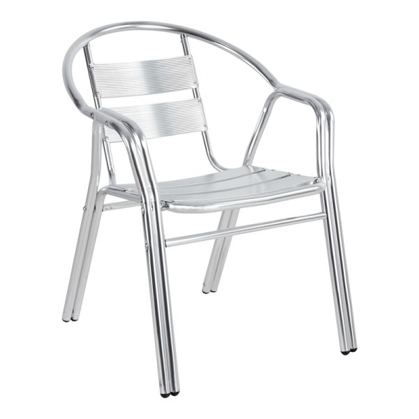 130 000062 5 Amchair Zircu pakoworld stack chrome aluminum 58x64x75cmSPRING OFFERS