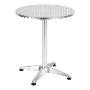 130 000063 6 Table Lazo pakoworld chrome aluminium D60x70cmSPRING OFFERS