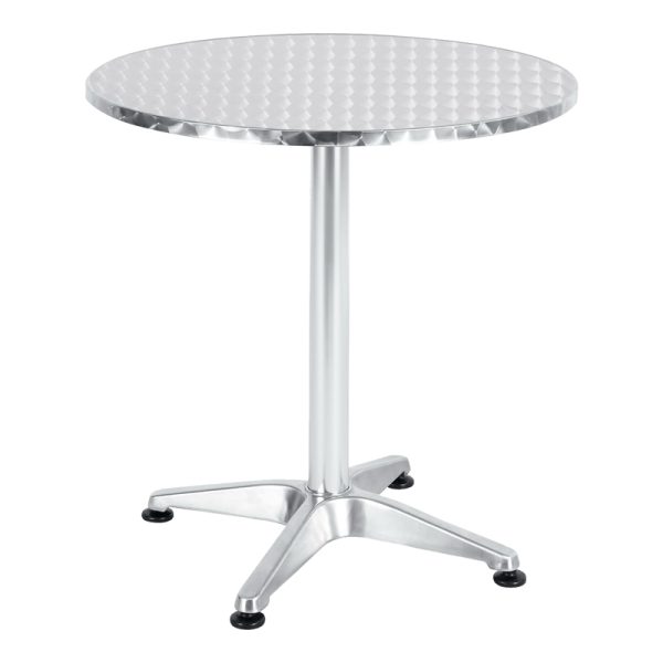 130 000064 4 Table Lazo pakoworld chrome aluminium D70x70cmSPRING OFFERS