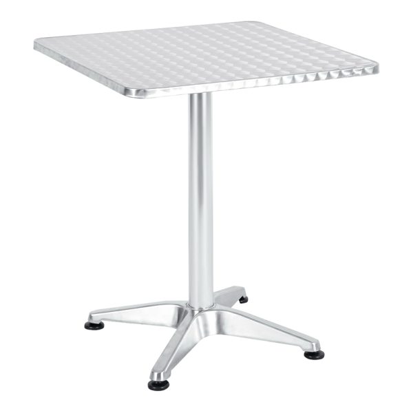 130 000065 4 Table Lazo pakoworld chrome aluminium 60x60x70cmSPRING OFFERS