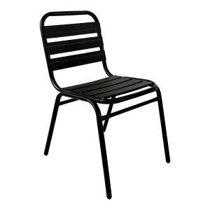 130 000070 3 8 Dinning set Sussie-Vergo pakoworld set of 3 black metal-aluminum D60x70cmOutdoor furniture > Garden food table