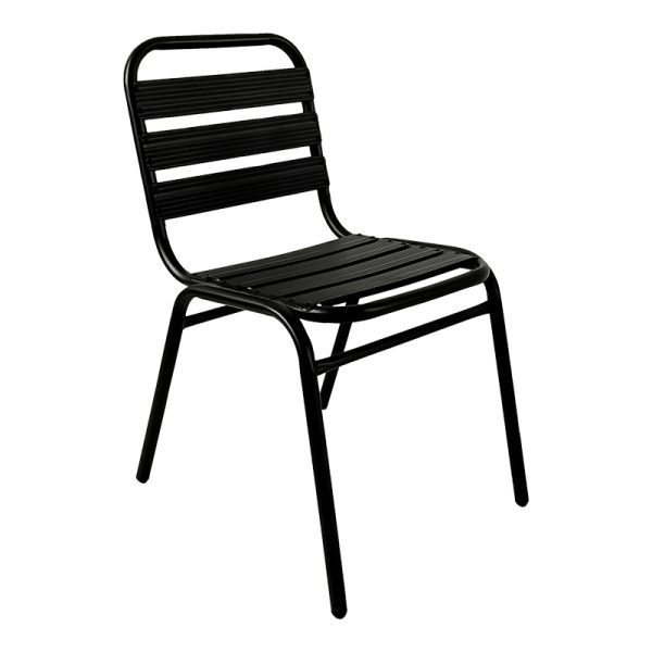 130 000070 3 8 Dinning set Sussie-Vergo pakoworld set of 3 black metal-aluminum D60x70cmOutdoor furniture > Garden food table