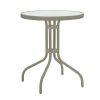 130 000088 13 Table Albero pakoworld dark grey color metal D60x70cmOutdoor furniture > Garden dining sets