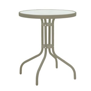 130 000088 13 Watson pakoworld table metal champagne-glass D60x70cmOutdoor furniture > Garden dining sets