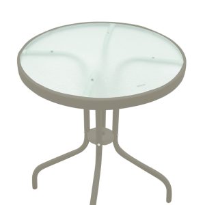 130 000088 2 11 Watson pakoworld table metal champagne-glass D60x70cmOutdoor furniture > Garden dining sets
