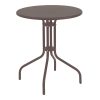 130 000104 9 Table Albero pakoworld white color metal D60x70cmOutdoor furniture > Garden dining sets