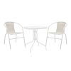 130 000125 5 Watson-Tade pakoworld dining table anthracite metal-glass 70x70x70cmOutdoor furniture > Garden food table