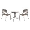130 000129 5 Aluminum armchair Legana pakoworld anthracite frame-rattan 56x66x82cmOutdoor furniture > Garden armchairs