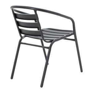 130 000138 2 1 Vergo-Tade pakoworld dining table black metal Φ60x70cmOutdoor furniture > Garden food table