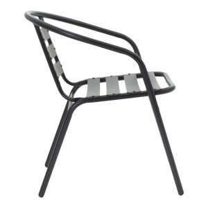 130 000138 3 1 Vergo-Tade pakoworld dining table black metal Φ60x70cmOutdoor furniture > Garden food table