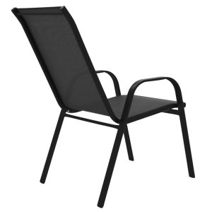 130 000141 2 1 Vergo-Calan pakoworld dining table black metal Φ60x70cmOutdoor furniture > Garden food table
