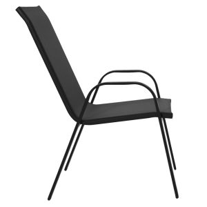 130 000141 3 1 Vergo-Calan pakoworld dining table black metal Φ60x70cmOutdoor furniture > Garden food table