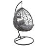 135 000007 15 Swing Zafer pakoworld metal-pp brown-beige cushionOutdoor furniture > Gardens swings