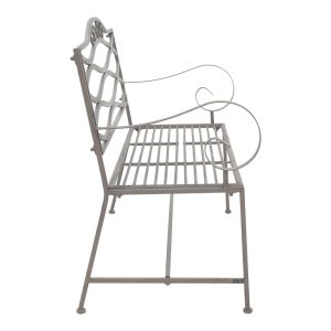 137 000008 2 4 Benko pakoworld metal bench in bronze shade 114x45x95cmOutdoor furniture > Garden benches