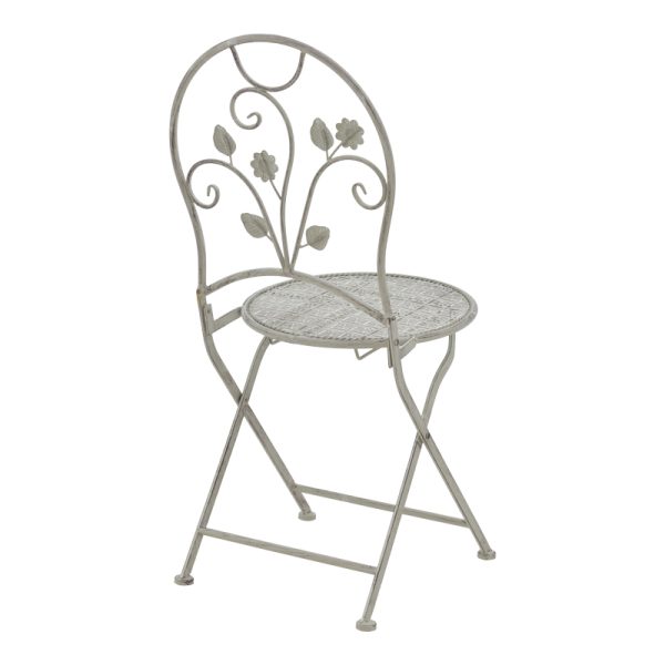 137 000010 2 9 Dining set 3pcs Abriel pakoworld grey antique metalOutdoor furniture > Garden food table