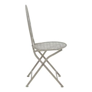 137 000010 3 9 Dining set 3pcs Abriel pakoworld grey antique metalOutdoor furniture > Garden food table
