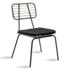 140 000014 5 Chair Giselle pakoworld velvet grey-leg blackIndoor furniture > Chairs