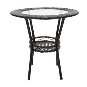 140 000028 2 6 Lounge set 3pcs Saylor pakoworld metal-pe rattan brownOutdoor furniture > Garden lounge sets