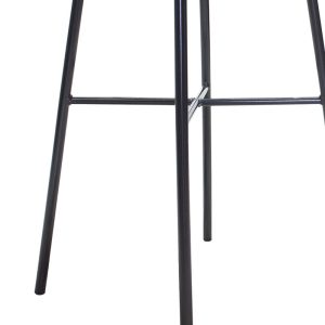 140 000041 3 2 Gaus pakoworld table metal black-pe gray-glass D70x74cmSPRING OFFERS