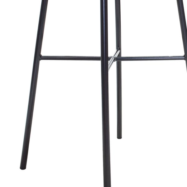 140 000041 3 2 Gaus pakoworld table metal black-pe gray-glass D70x74cmSPRING OFFERS