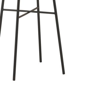 140 000056 3 3 Gaus pakoworld table metal black-pe natural-glass D60x74cmOutdoor furniture > Garden dining sets
