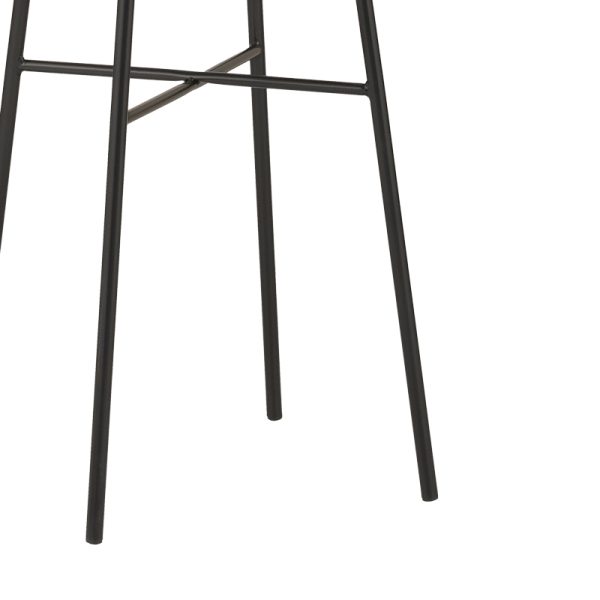 140 000056 3 3 Gaus pakoworld table metal black-pe natural-glass D60x74cmOutdoor furniture > Garden dining sets