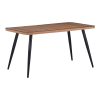 140 000059 10 Dining table 7pcs.Banou-Colen pakoworld teak wood in natural shade Φ150x75cmOutdoor furniture > Garden food table