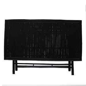 141 000017 2 3 Badou pakoworld folding bamboo table black 150x80x77cmSPRING OFFERS