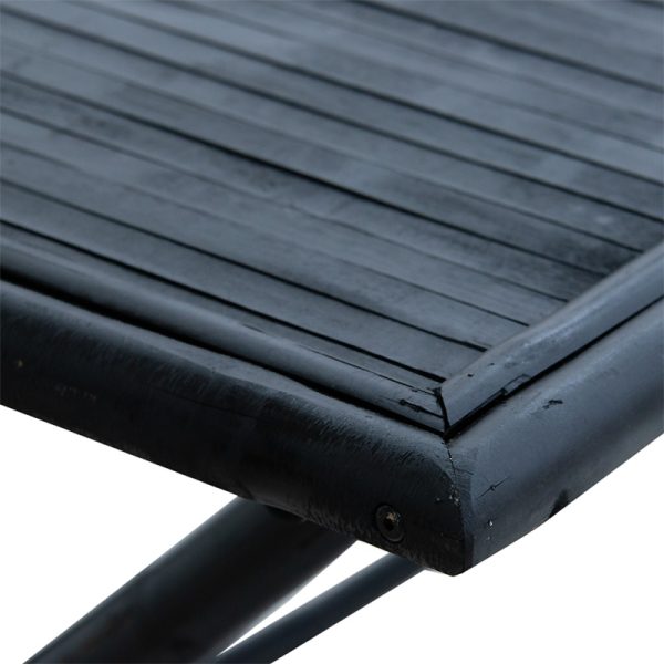 141 000017 3 3 Badou pakoworld folding bamboo table black 150x80x77cmSPRING OFFERS