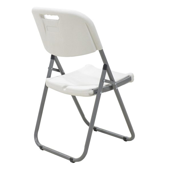142 000006 2 7 Commericial folding camping chair Edison pakoworld with metal and reinforced frame colour whiteOutdoor furniture > Catering furniture