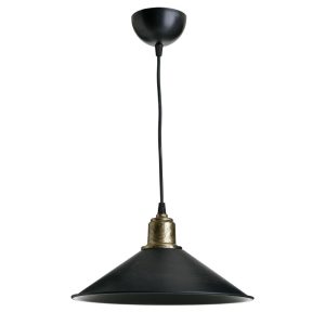 147 000011 12 Ceiling light PWL-0964 pakoworld Ε27 black-bronze antique D30x14.5cmLighting > Ceiling