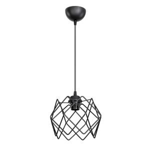 147 000037 2 15 Ceiling light PWL-1021 pakoworld Ε27 metal black D23.5x16cmLighting > Ceiling