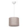 147 000058 12 Floor lamp PWL-1059 pakoworld Ε27 walnut-beige D38x140cmLighting > Floor