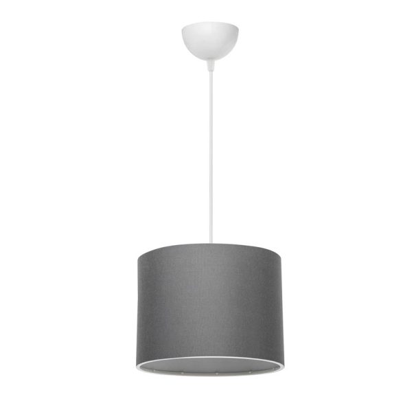 147 000059 4 Ceiling light PWL-1115 pakoworld Ε27 grey-white D22x16,5cmLighting > Ceiling