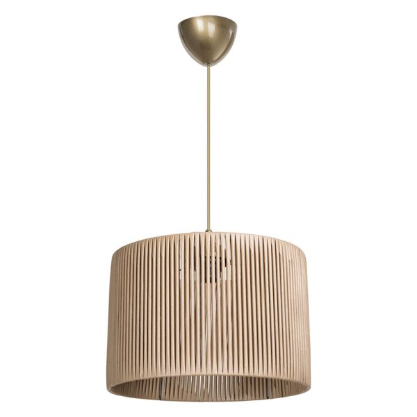 147 000063 16 Ceiling light PWL-1118 pakoworld Ε27 natural D30x24cmBOHO CHIC > Luminaries