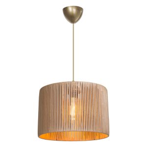 147 000063 2 14 Ceiling light PWL-1118 pakoworld Ε27 natural D30x24cmBOHO CHIC > Luminaries