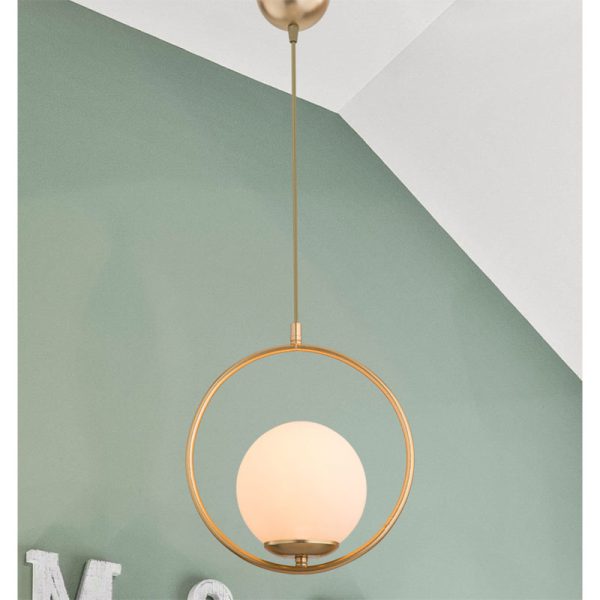 147 000115 2 13 Ceiling light PWL-1193 pakoworld Ε27 golden D26x30cmLighting > Ceiling