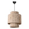147 000135 4 Single light ceiling lamp PWL-1212 pakoworld E27 40W beige 45x40x17cmBOHO CHIC > Luminaries